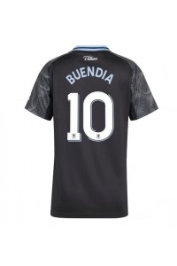 Aston Villa Emiliano Buendia #10 Voetbaltruitje Uit tenue Dames 2025-26 Korte Mouw